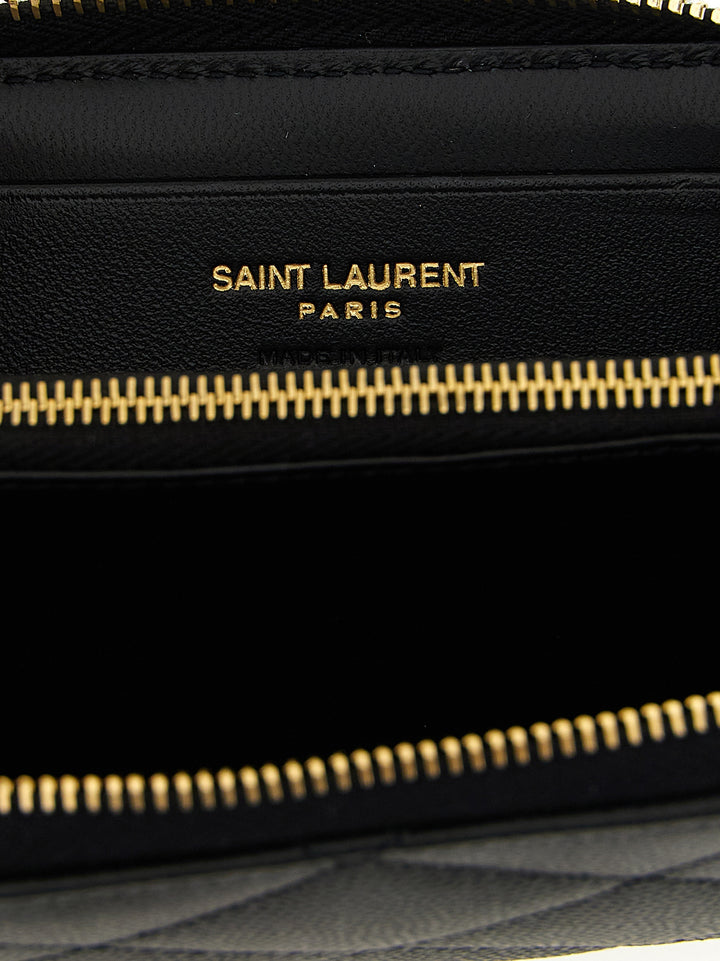 Saint Laurent Cassandre Bijoux Wallets and Card Holders - Black | b3d30cc536142521e71d05aa68d06a1f1f99c1bb