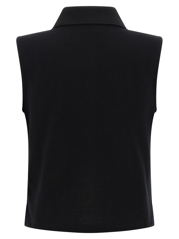 Saint Laurent Cassandre Polo - Black | 3b50ac6c0b04dfaf24298744a5619db395f2df9e