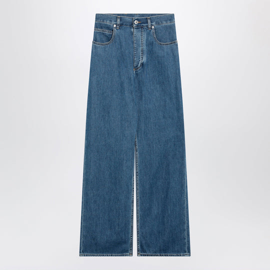 High-Waisted Jeans In Blue Denim