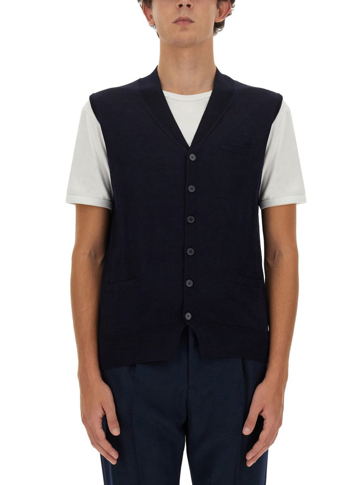Ballantyne Gilet - Blue | Wanan Luxury