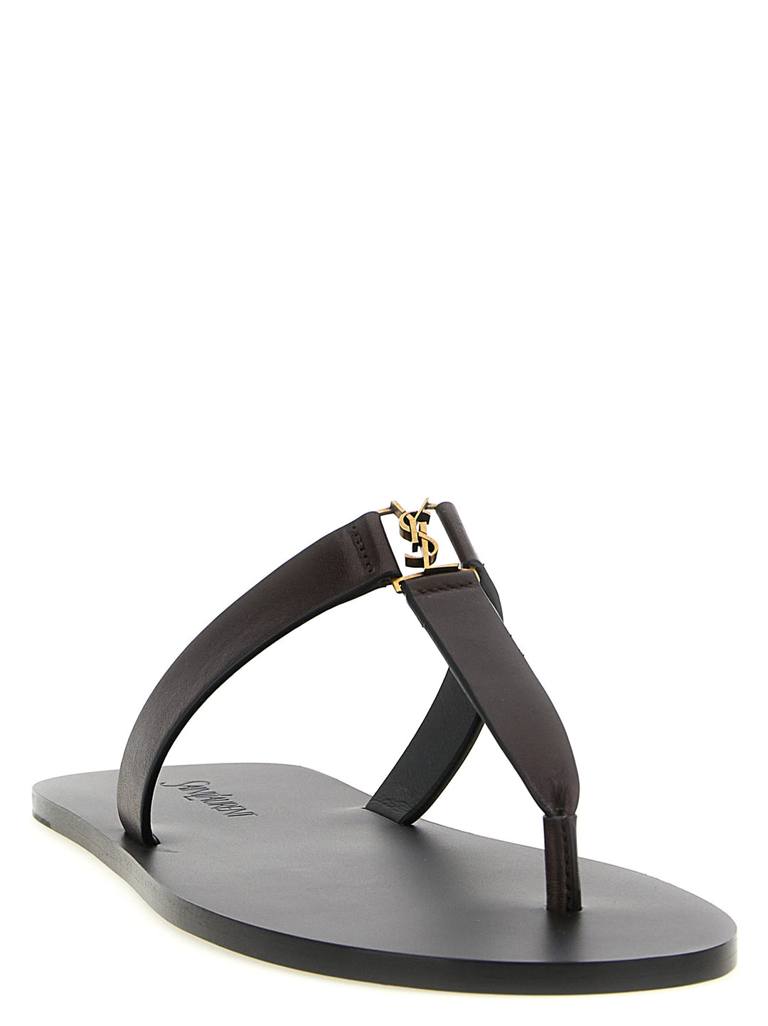Saint Laurent Babylone Sandals - Brown | 6816e9d65db87a458b0a229027134a5592c190cf
