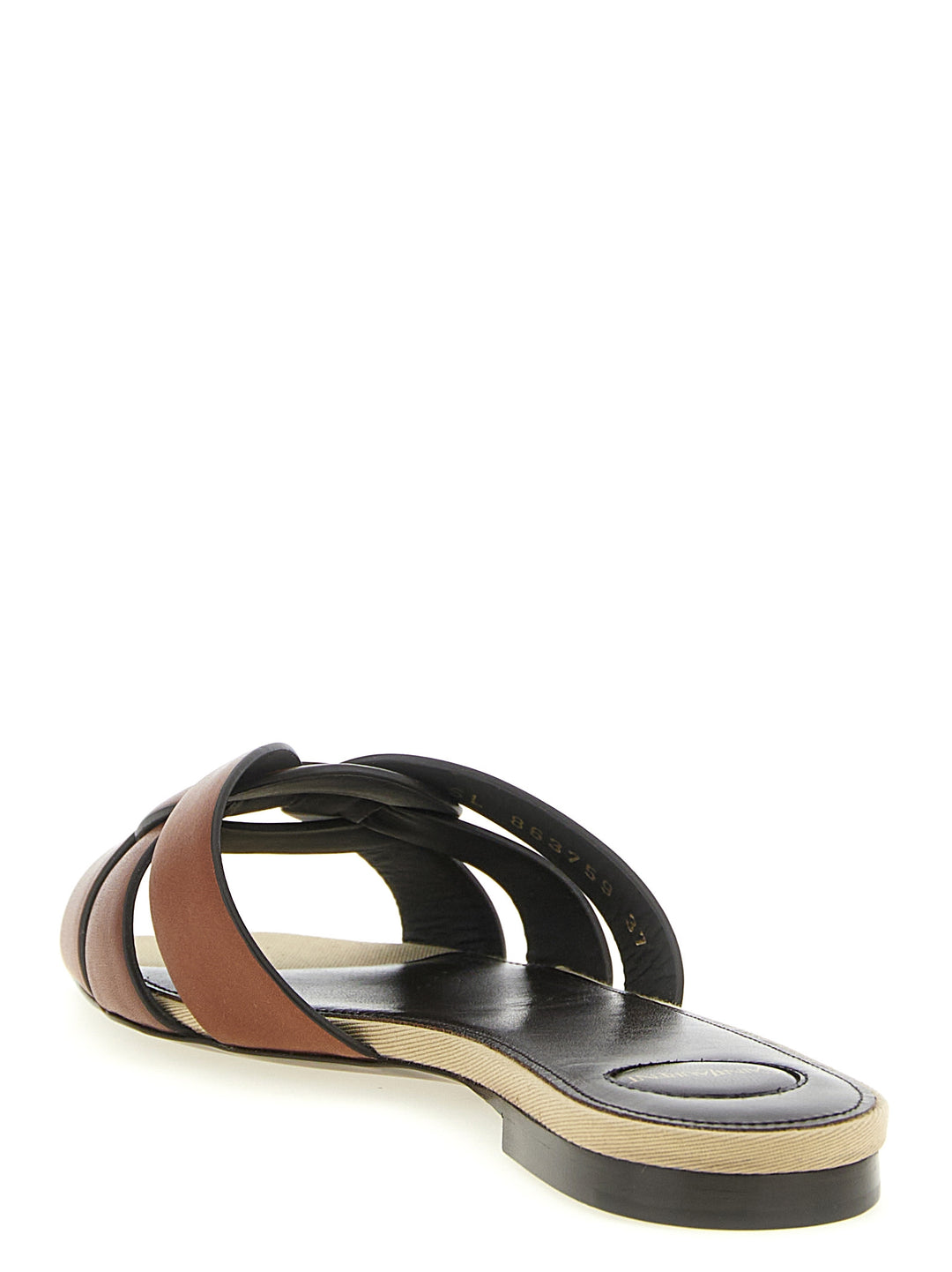 Saint Laurent Tribute Sandals - Brown | 929b49b3328957b302b48f7c502b89e95bf93b53