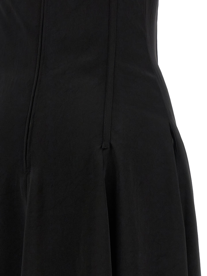Mcqueen Gancini Dress Dresses - Black | 672914c68034fe6d18a176c3332e2b60077daf77