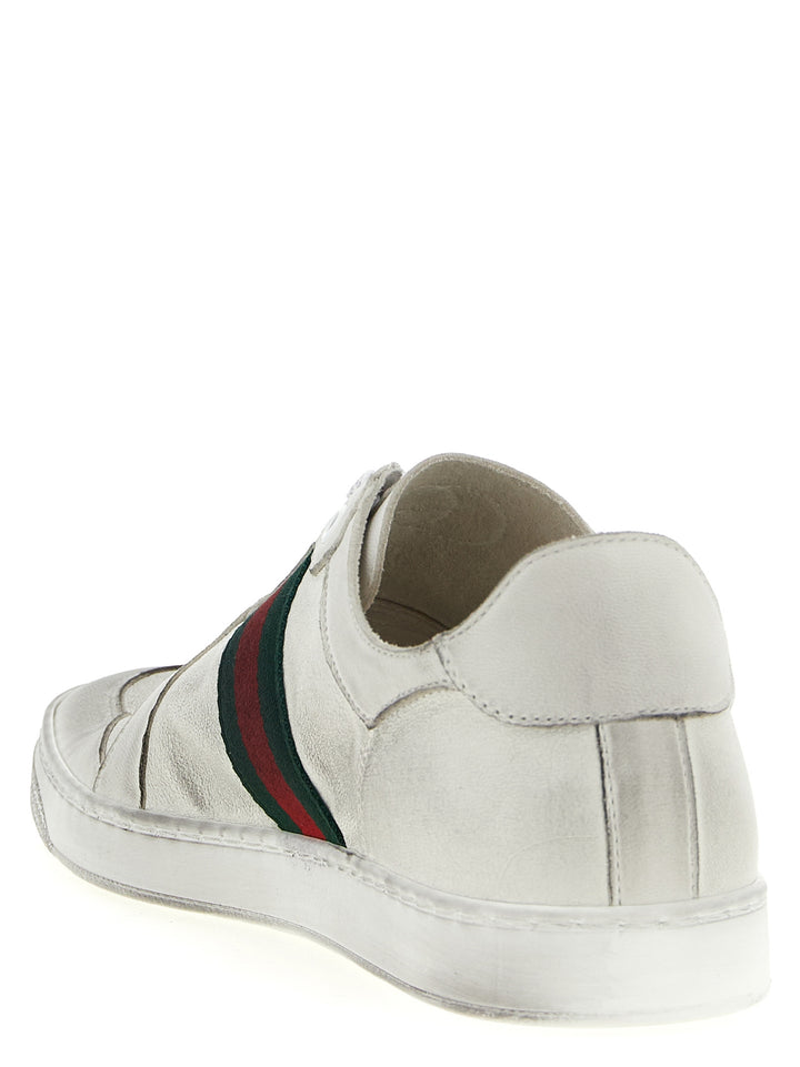 Gucci Stretch Sneakers - White | 01c8f12a7969c4c3b0cbfc6d00f8e0b1ec33d9d5