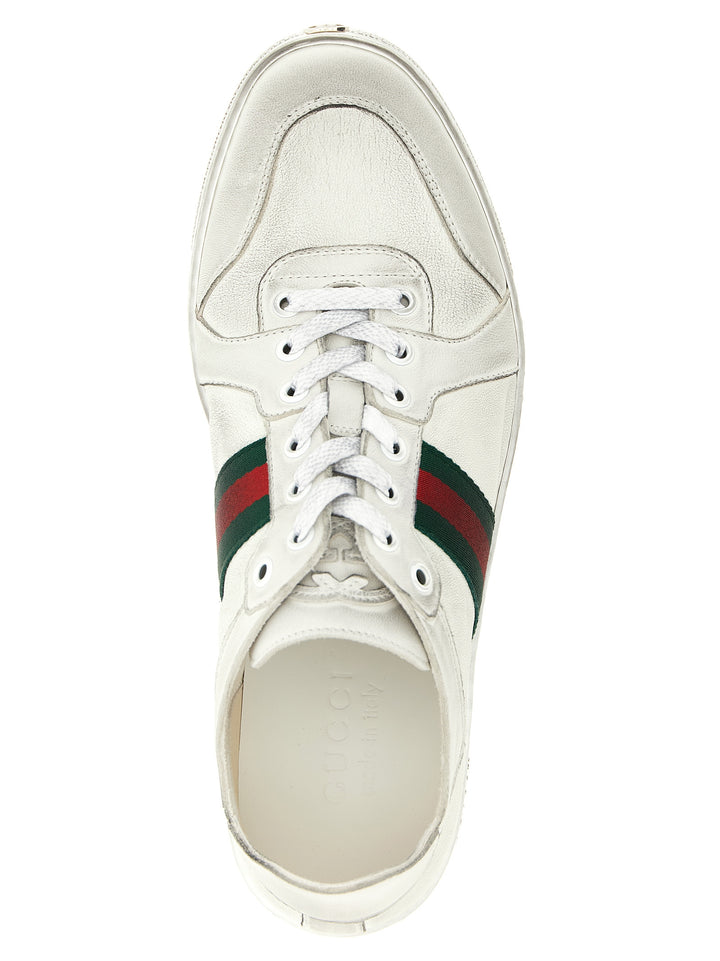 Gucci Stretch Sneakers - White | c8dc9a94bddffa2b42ab8b6c24e7c7eaa3bc4897