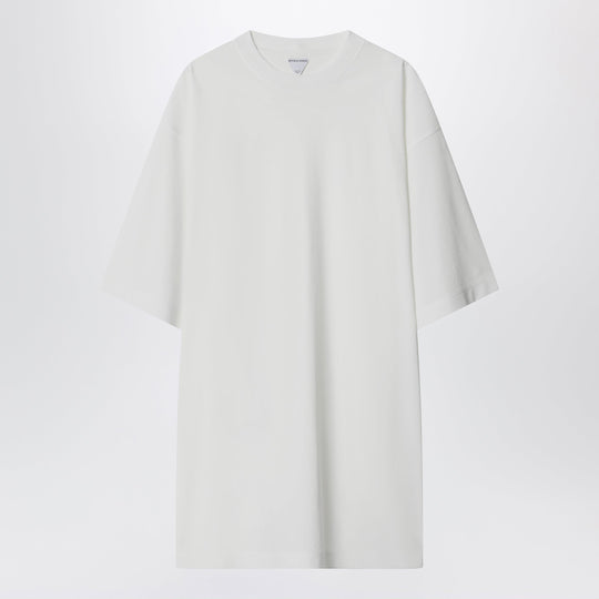 White Cotton T-Shirt Dress