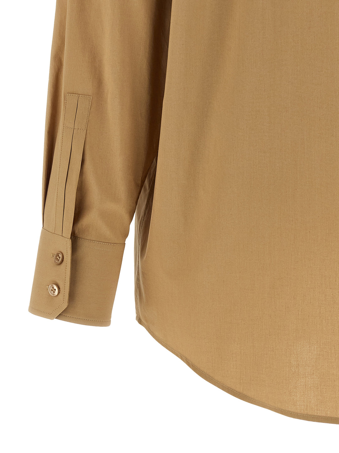 Saint Laurent Cassandre Shirt and Blouse - Brown | 88403d84675f9b522faad3a60a5b01b4b4b1eff9