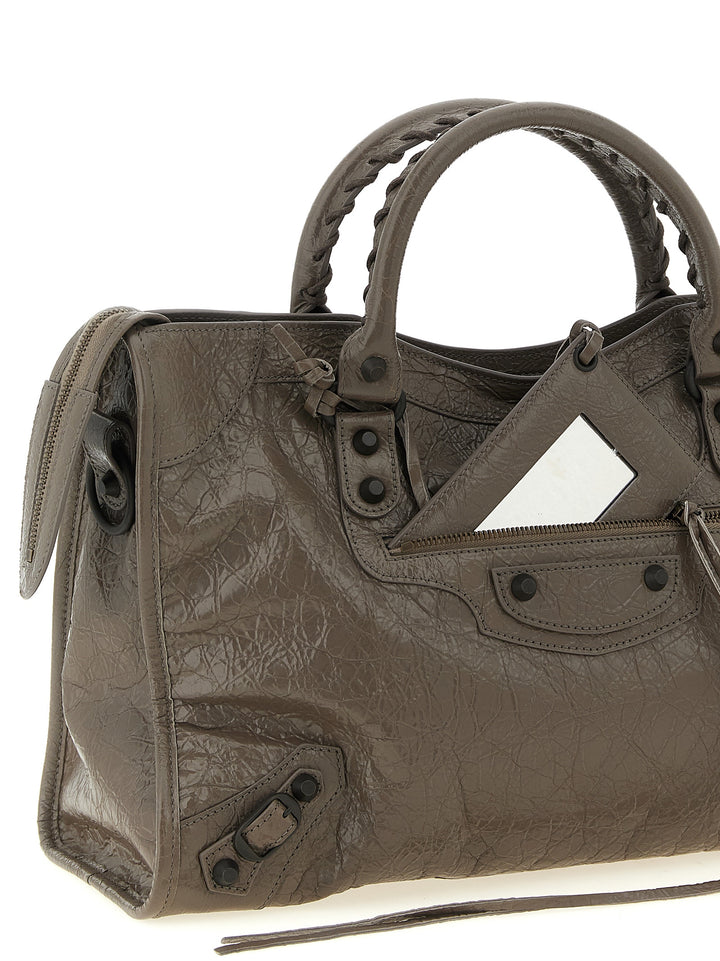 Balenciaga Le City M Hand Bags - Gray | c338d4b51ae59a6fe328f757442a00e6c9e0e2bc