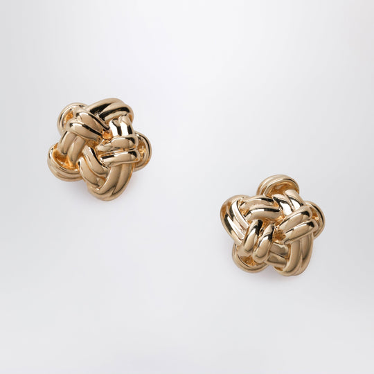 Knot Earrings In 18kt Gold-Plated Sterling Silver