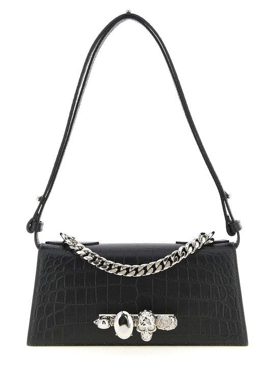 Jewelled Shoulder Bags Black