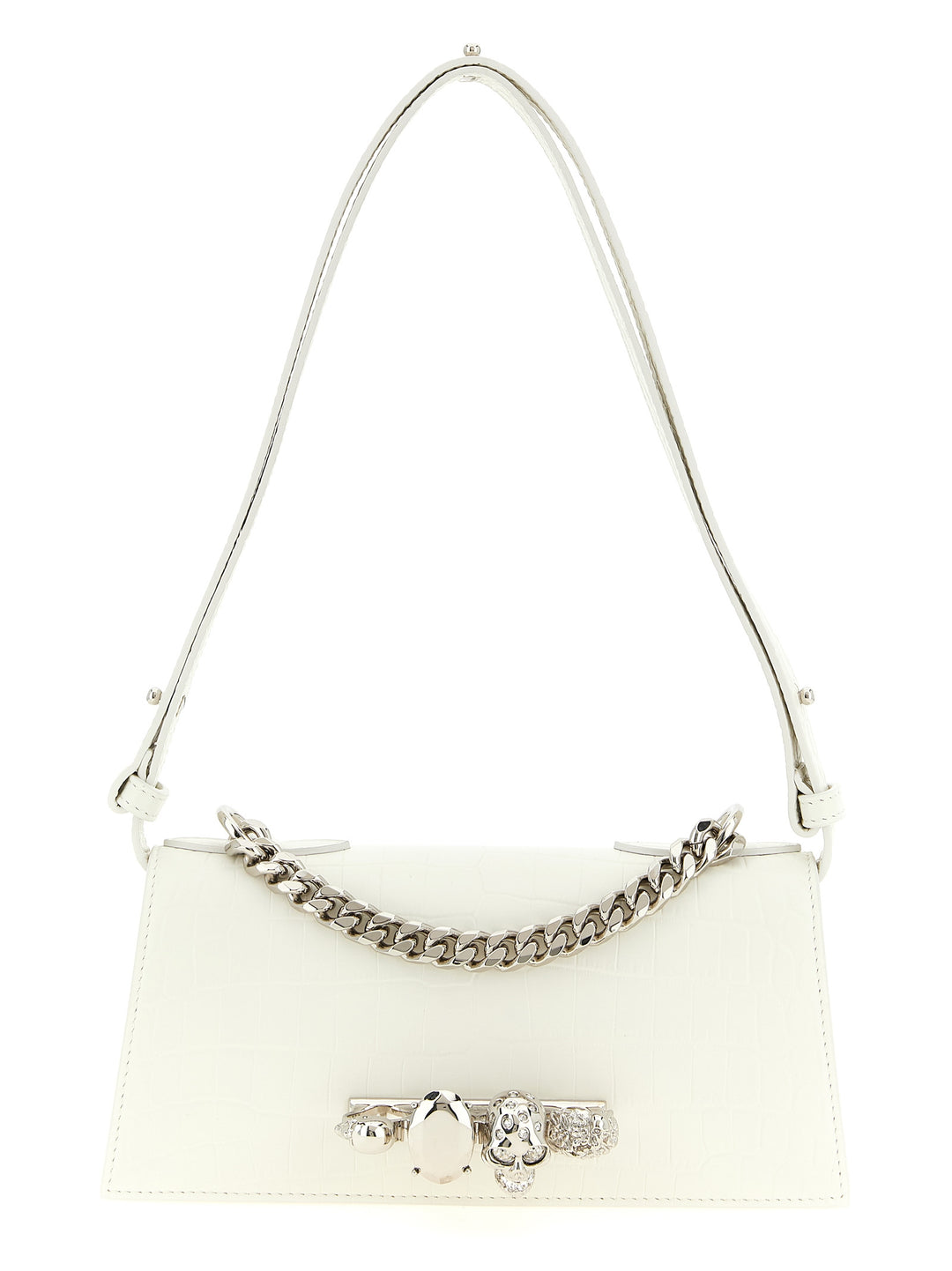 Mcqueen Jewelled Shoulder Bags - White | c5fc39c8bcf37a64218f68e986ad613bafeec90a