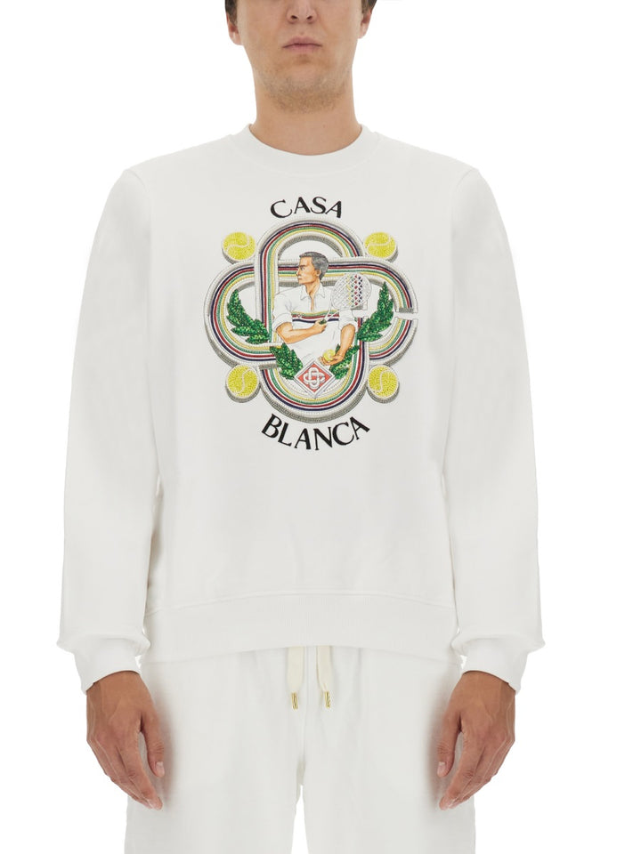 Casablanca Sweatshirts - White | Wanan Luxury