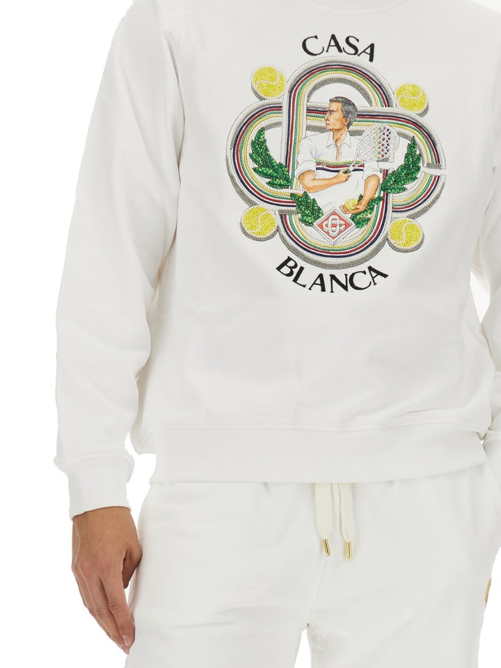 Casablanca Sweatshirts - White | Wanan Luxury