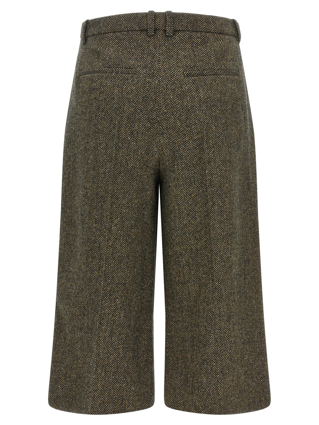 Saint Laurent Culotte Pants - Brown | 638438e9b049f6e81e6270e61f7a4be9212f9fc9