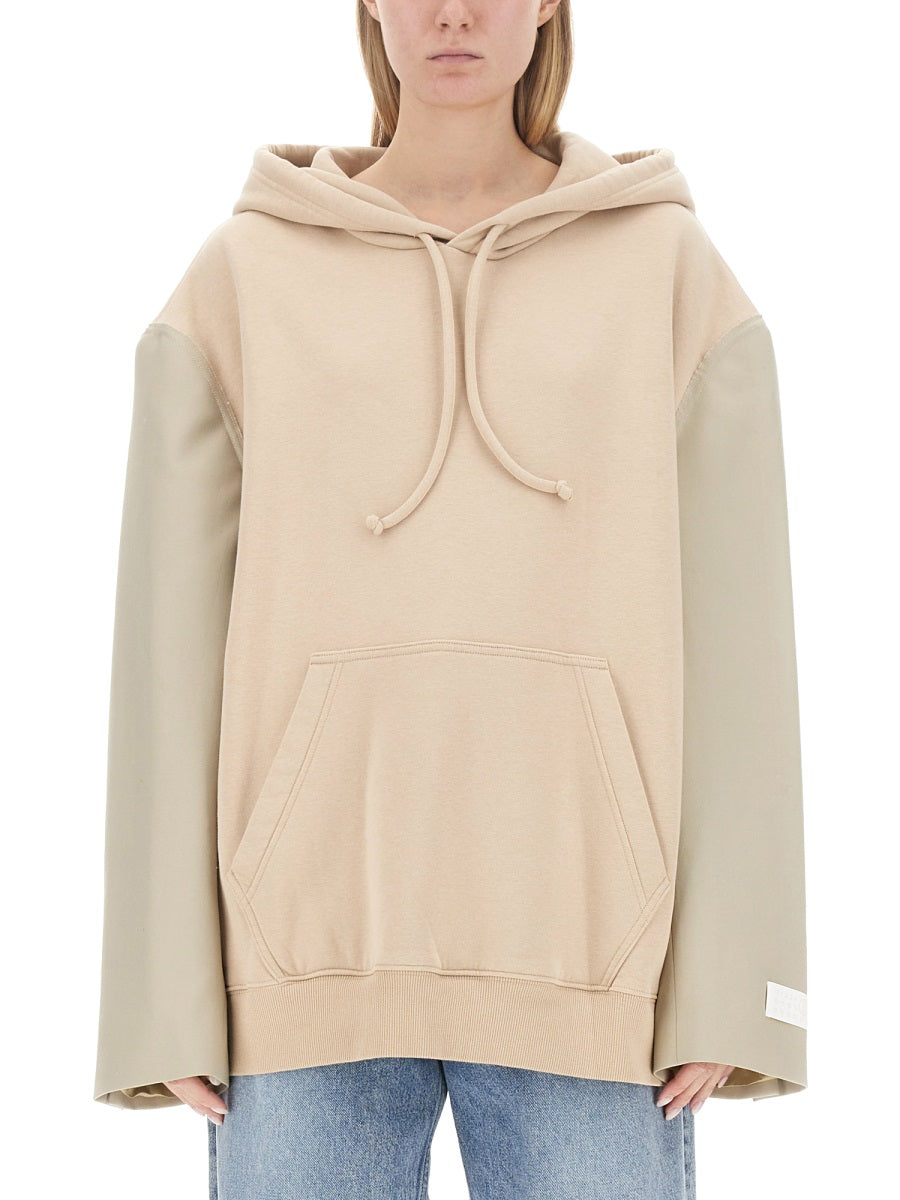 MM6 Maison Margiela Sweatshirts - Beige | Wanan Luxury