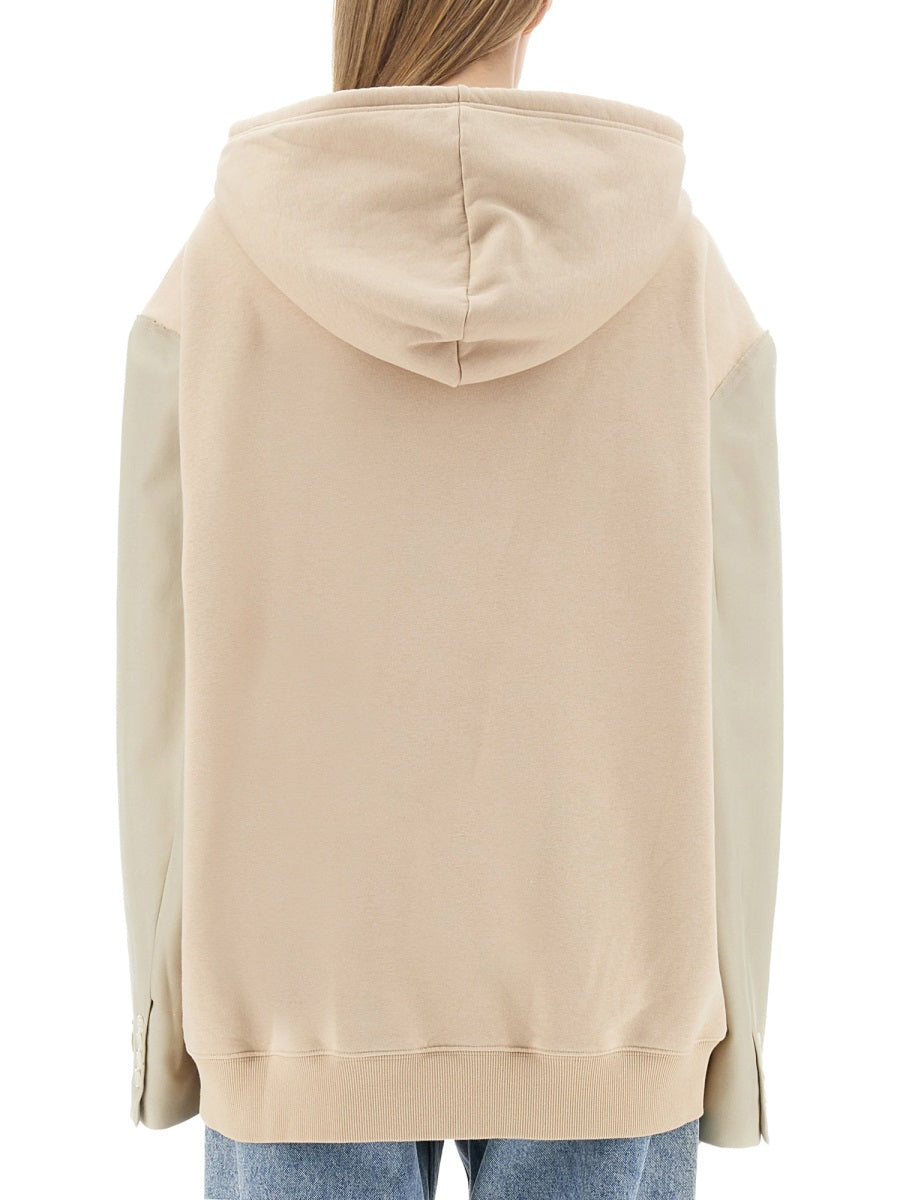 MM6 Maison Margiela Sweatshirts - Beige | Wanan Luxury