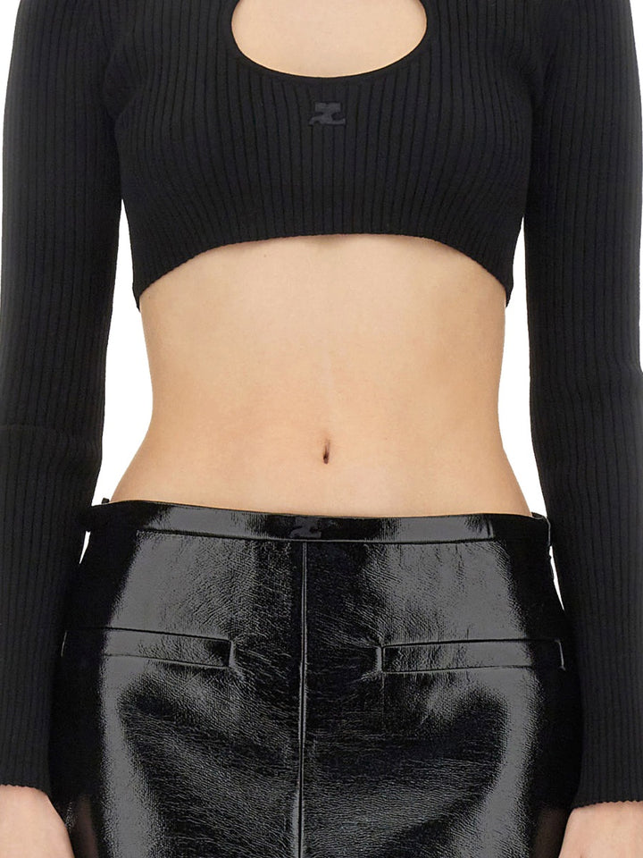 Courrèges Sweaters - Black | Wanan Luxury