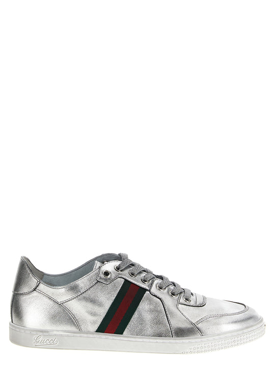 Stretch Sneakers Silver