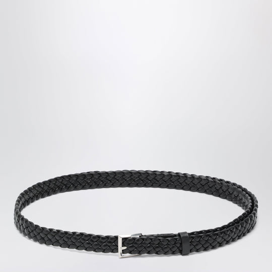 Black Solo Intrecciato Belt