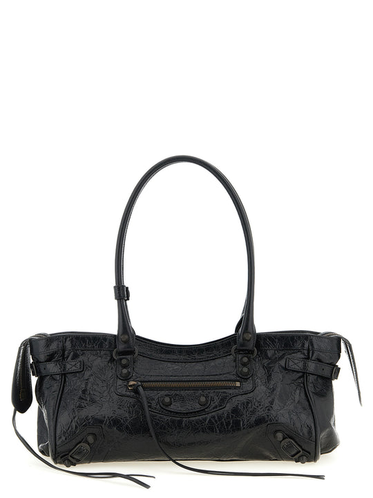 Le City East-West Shoulder Bags Black