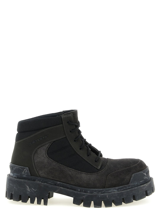 Combat Strike Boots And Ankle Boots Brown