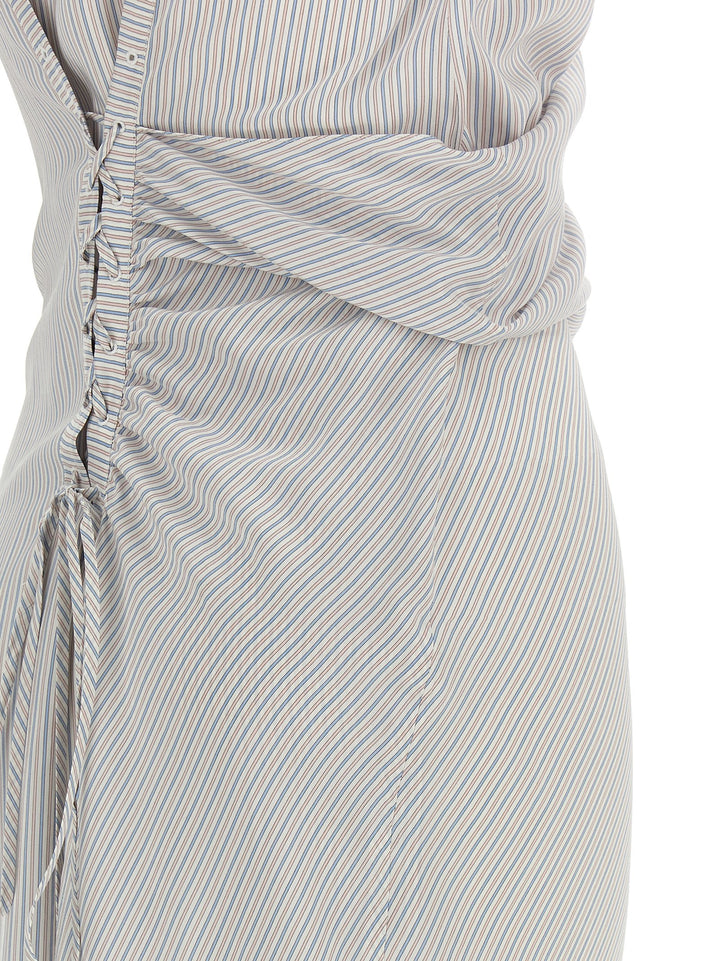 Mcqueen Chemisier Corset Dress Dresses - Multicolor | c4266e449168d22353933c4996577619854e0bdc