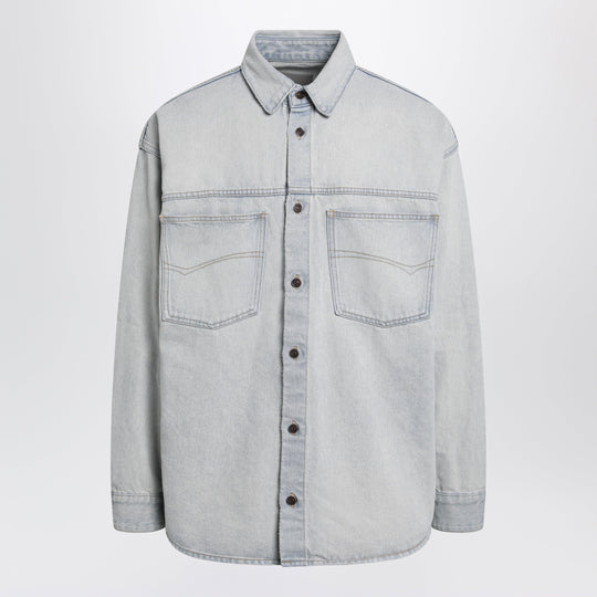 Light Blue Cotton Denim Shirt