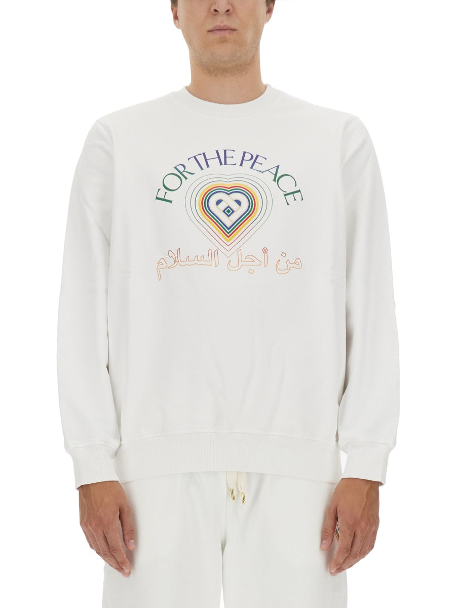 Casablanca Sweatshirts - White | Wanan Luxury