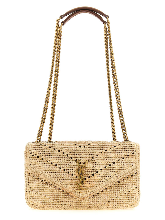 Small Loulou Raffia Bag Shoulder Bags Beige