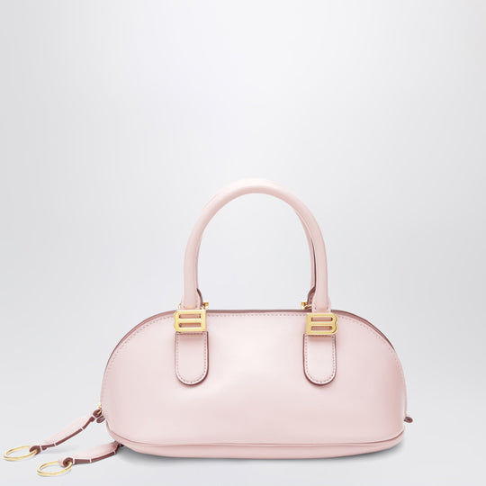 Pink Leather Bolero Mini Bowling Bag