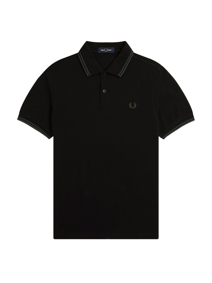 Fred Perry T-shirts and Polos - Blacks and greys | a210a3b1aa72ccc2d93374cf76dc3943e8f4a087