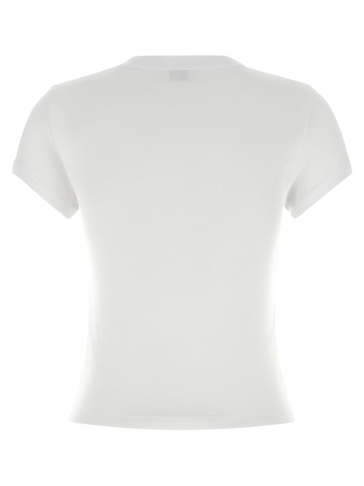 Saint Laurent Cassandre T-shirt - White | 2010d6f55a57a4d838ddd4b2d48fee4ebae2e269