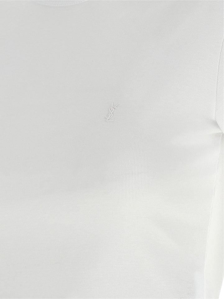 Saint Laurent Cassandre T-shirt - White | 59fb59aea768bb246566d3d3e8aad5920b503ab1