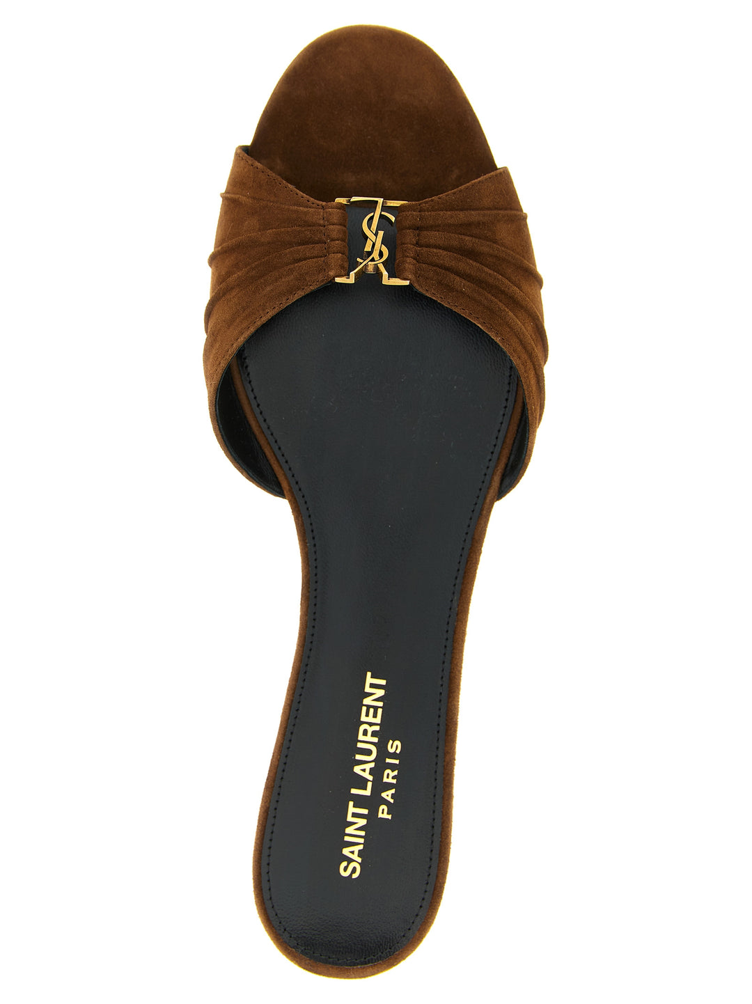 Saint Laurent Babylone Sandals - Brown | 2a21a3a17eb289259753aca65aa93ed16ae4013d