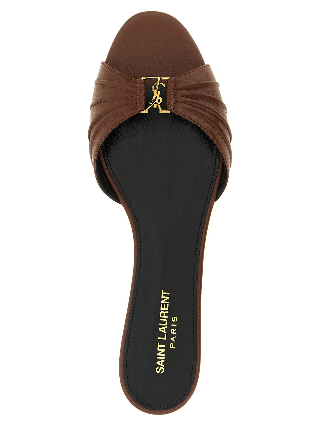 Saint Laurent Babylone Sandals - Brown | c52e25090b3d868b85263b11aff81a820126df82