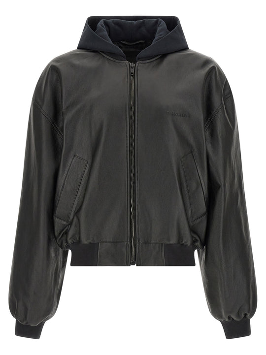 Salon De Couture Puffer Jackets Black