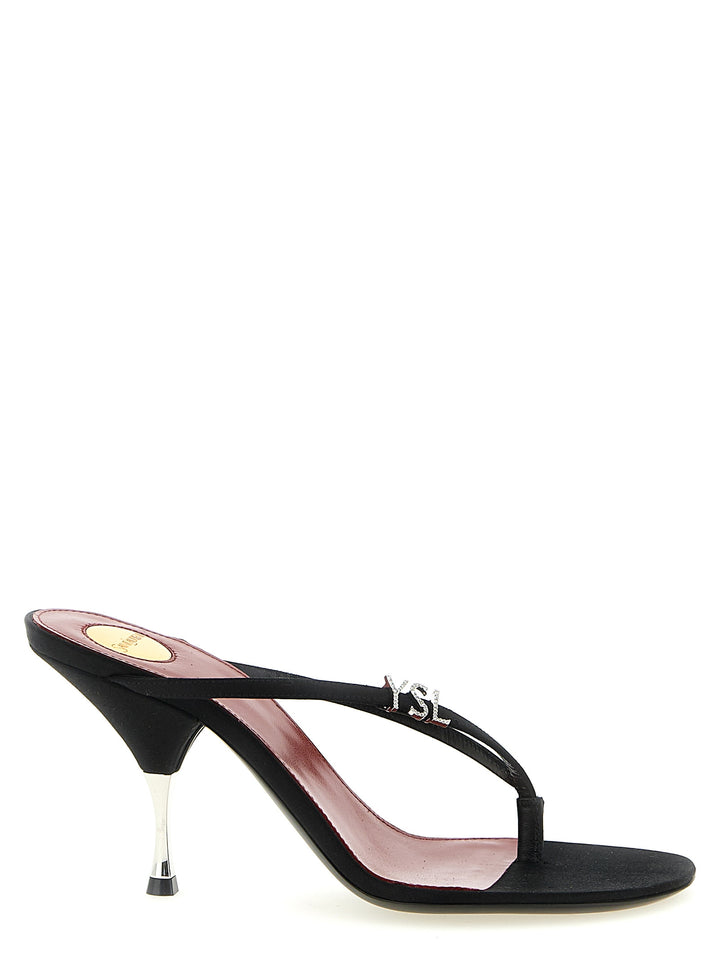 Saint Laurent Jerry Sandals - Black | 160c94362e41dfa9e6a9149281b0abf1f154a756