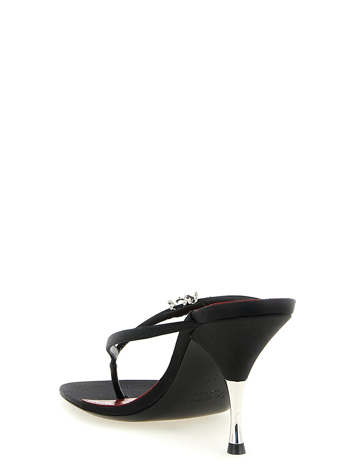 Saint Laurent Jerry Sandals - Black | a73bd443e5b875d2f5e32c4143239ea3f0295ec3