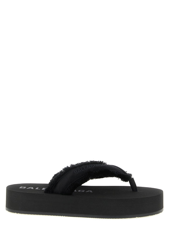 Jet Lag Sandals Black