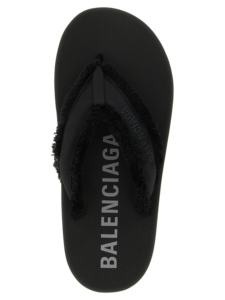 Balenciaga Jet Lag Sandals - Black | 7b98221a9e95f3d002010792373bfcb941e91108
