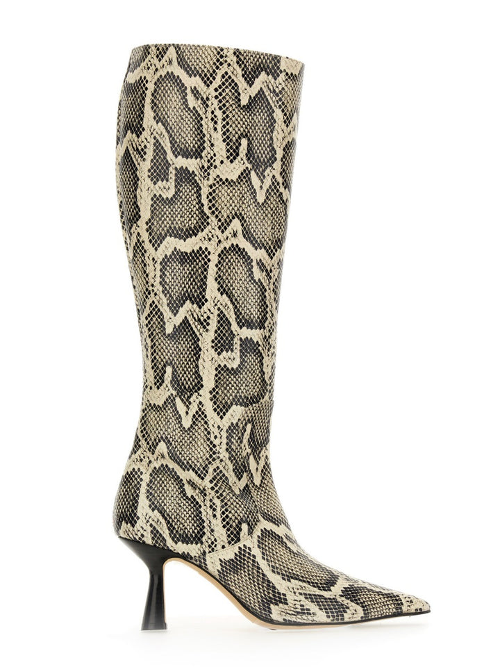 Aeyde Boots - Animal Print | Wanan Luxury