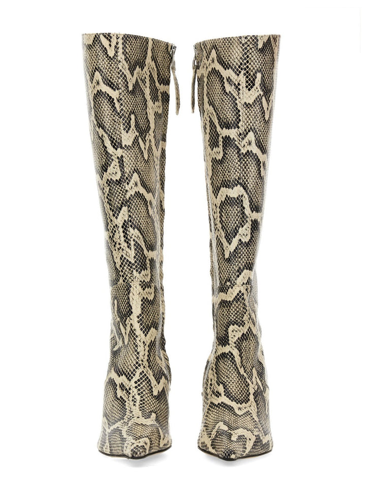 Aeyde Boots - Animal Print | Wanan Luxury