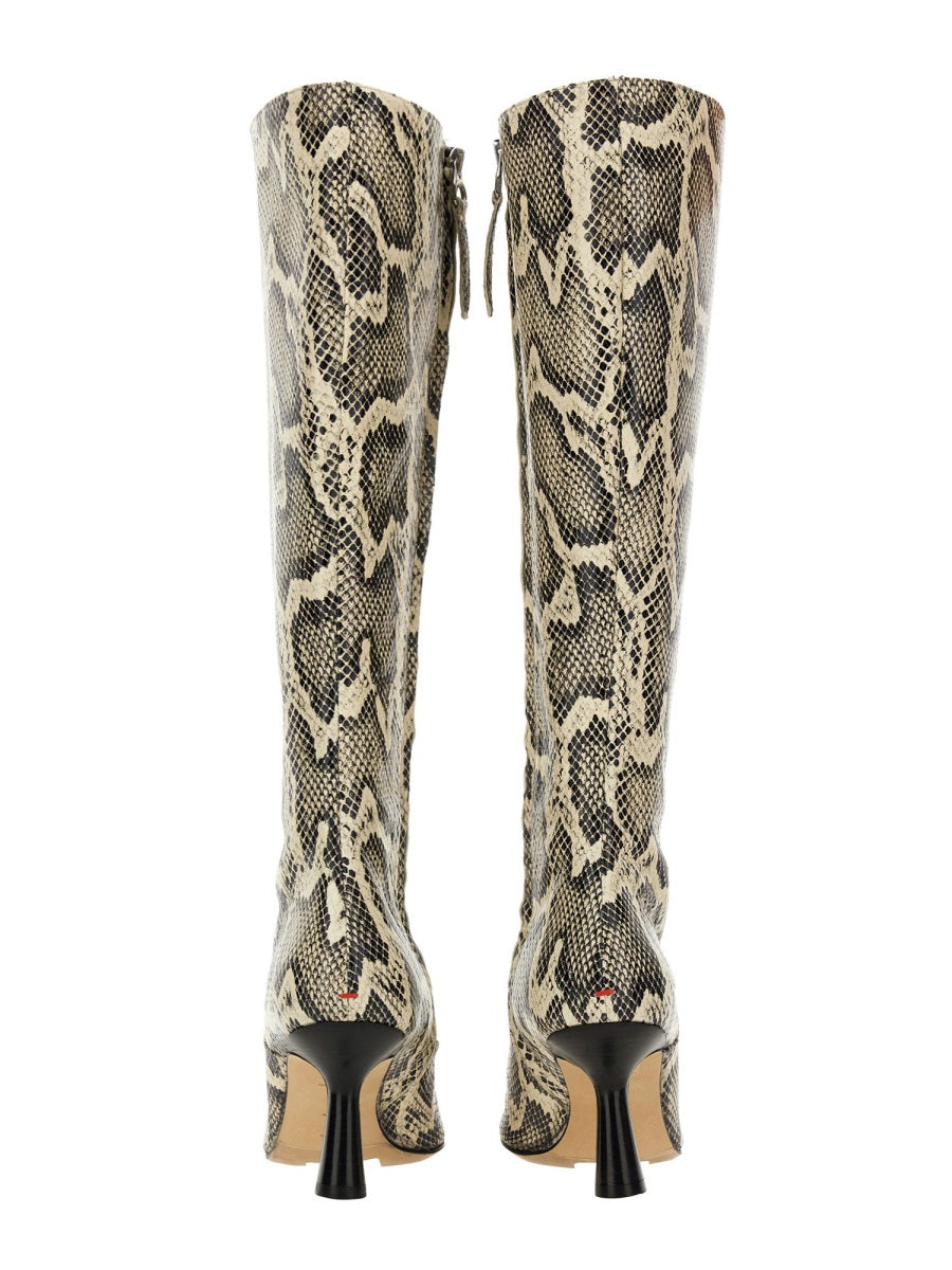 Aeyde Boots - Animal Print | Wanan Luxury