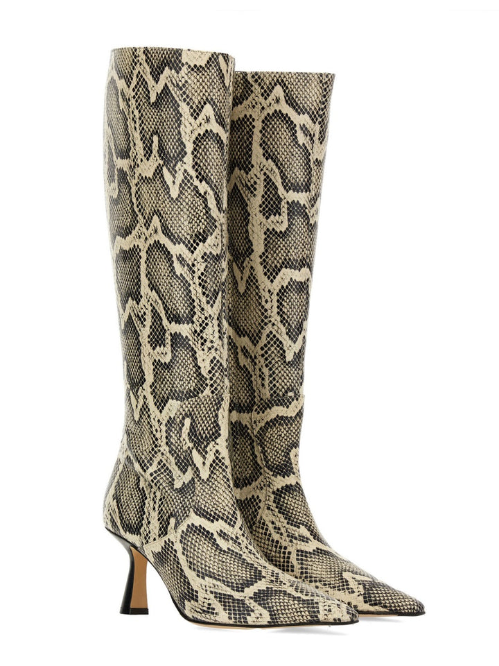 Aeyde Boots - Animal Print | Wanan Luxury