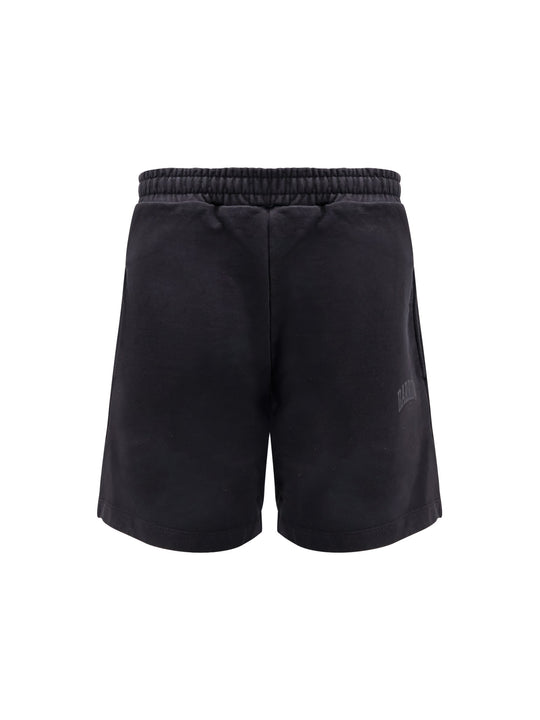 Cotton Bermuda Shorts With Logo