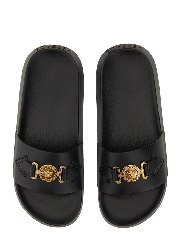 Versace Sandals - Black | Wanan Luxury
