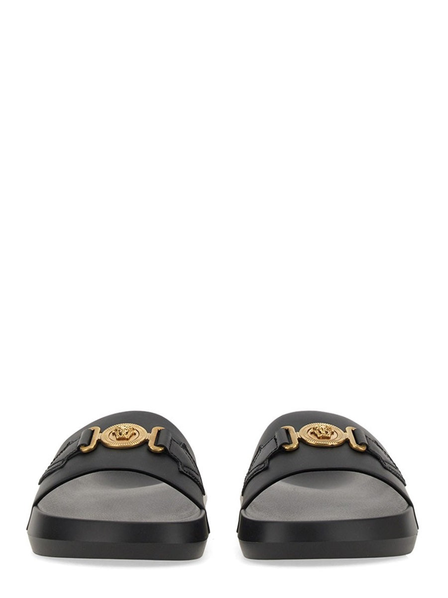 Versace Sandals - Black | Wanan Luxury