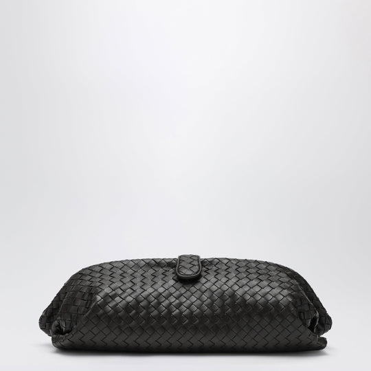 Lauren 1979 Intrecciato Lamb Leather Clutch In Espresso
