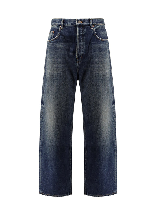 High-Rise Jeans In Heritage Vintage Blue Denim