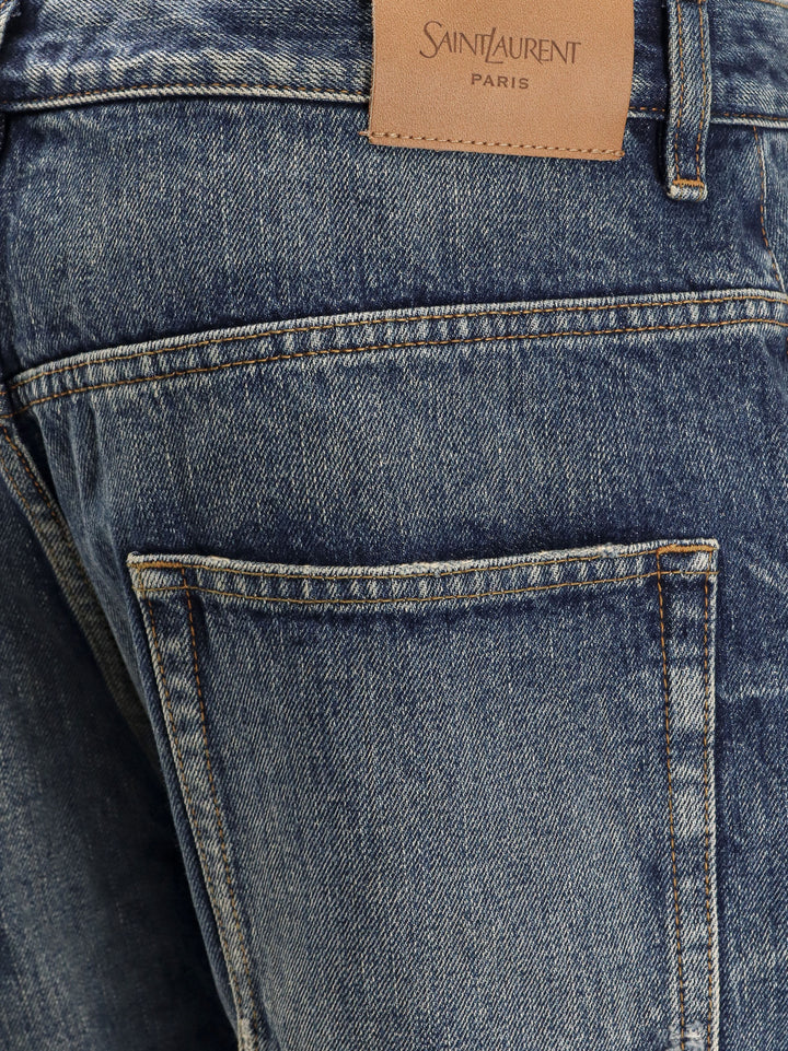 Saint Laurent Jeans - Blue and green | fab4cd13266191b2bca1650c267d61e4be6ad1eb